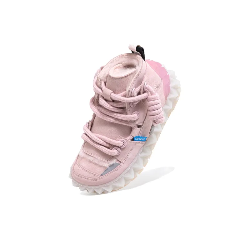 OETZI Ice Mountain Series 7 Casual Shoes Women's Mid Top Light Pink-3