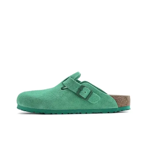 Birkenstock Boston Suede Bold Green