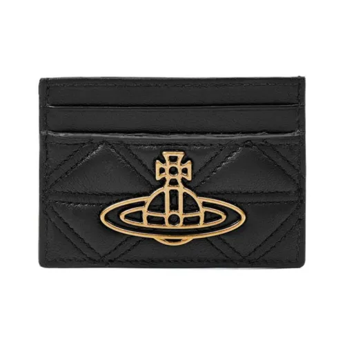 Vivienne Westwood Leather Card Holder Women's Black