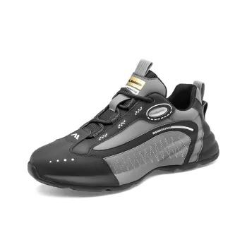 Kolumb Support Wear Resistant Lightweight Low Top Casual Shoes Men's Black Gray