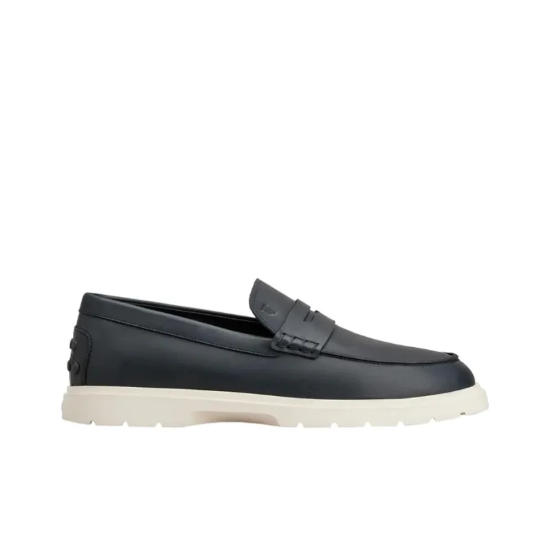 TOD'S Slipper Monogrammed Leather Loafers-1