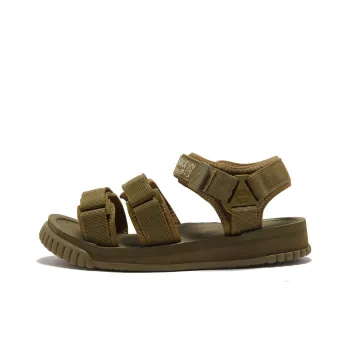 SHAKA Hook-and-Loop Beach Sandals Unisex Army Green