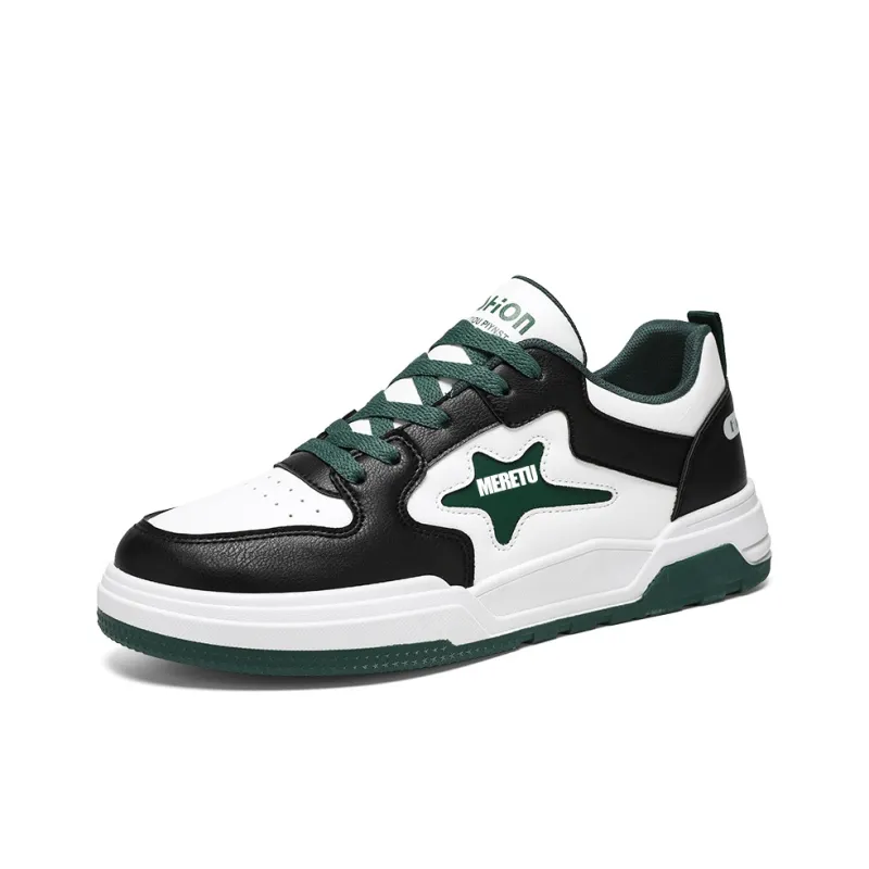 Meiretu Slip Resistant, Abrasion Resistant, Balance, Lightweight Low Top Skateboard Shoes Men's-7