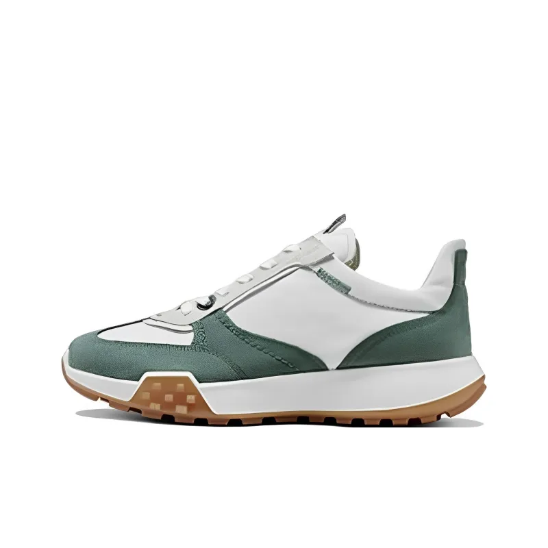 Ecco Slip Resistant Low Top Sports Casual Shoes Men's Frost Green-0