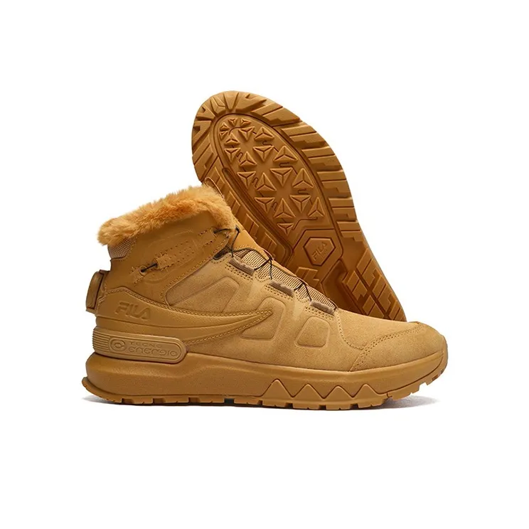 FILA Outdoor Ruuner Hi 'Yellow Silver' Women's-4