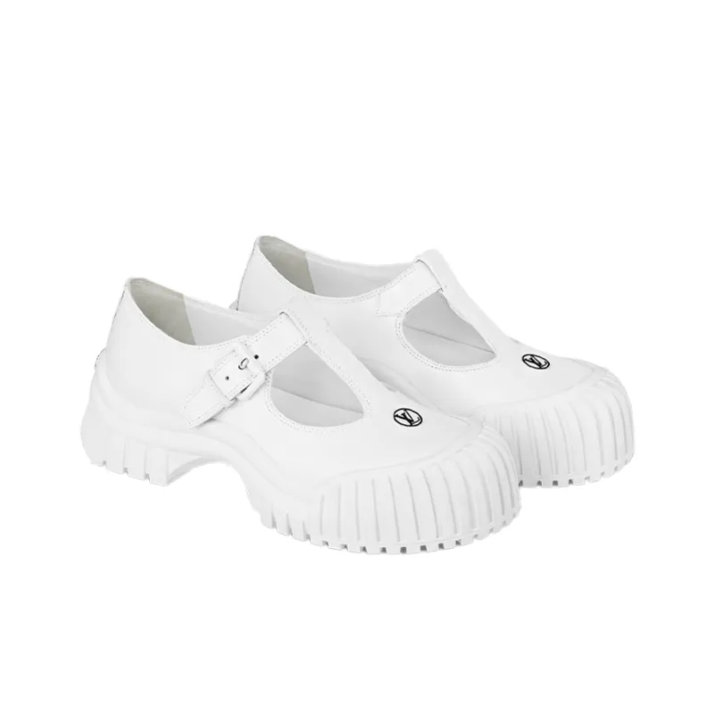 LOUIS VUITTON Ruby Mary Jane Shoes 'White' Women's-2