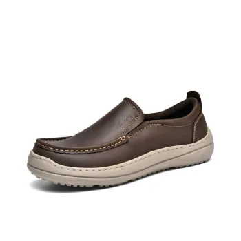 Laoks Casual Shoes Men Low Top Black/Brown