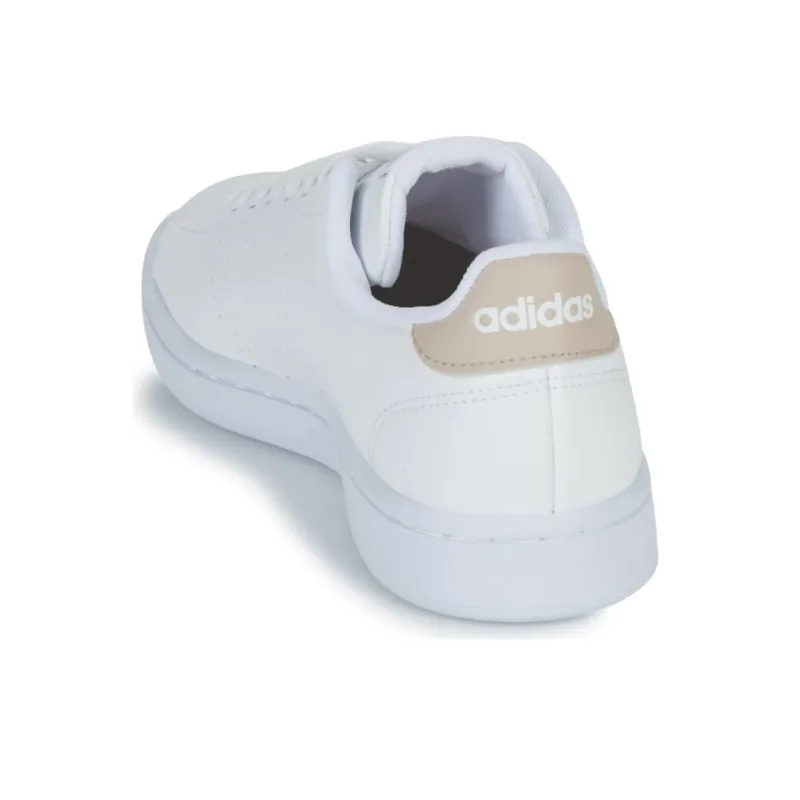 Adidas Advantage Durable Breathable Low Top Skateboard Shoes Women's White-5