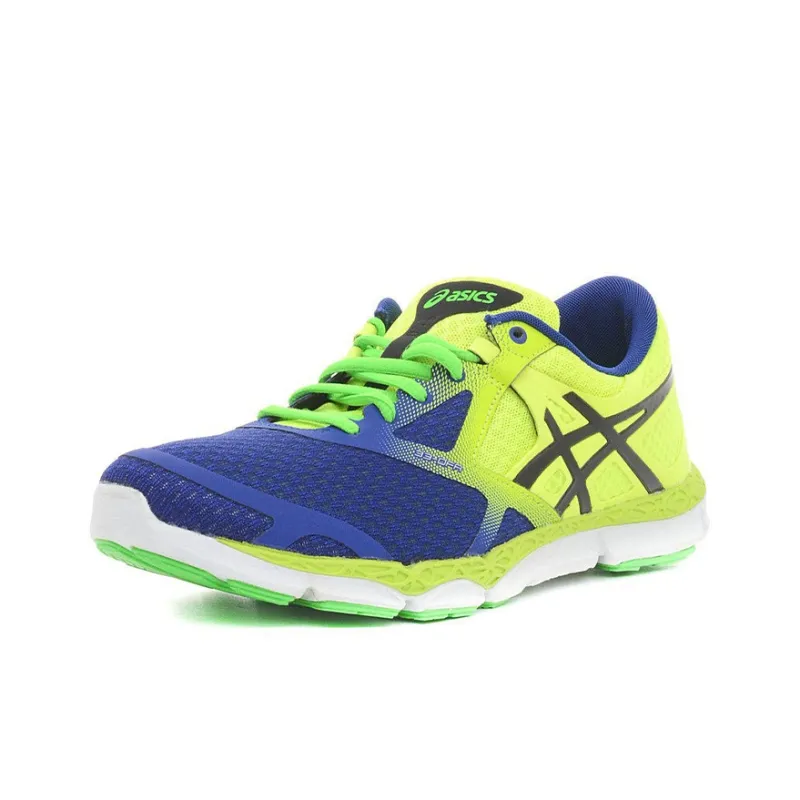 Asics 33-Dfa Wear-Resistant Low-Top Running Shoes Men's Blue Yellow-2