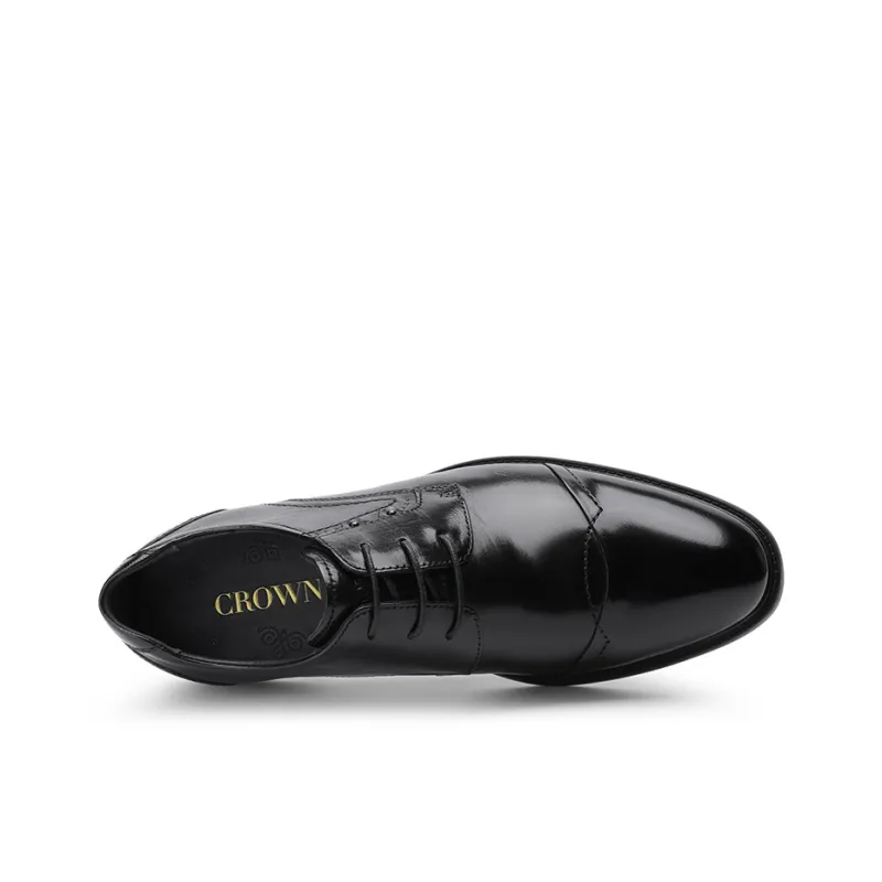 CROWN Derby Shoes Dress Shoes Men's Black-2