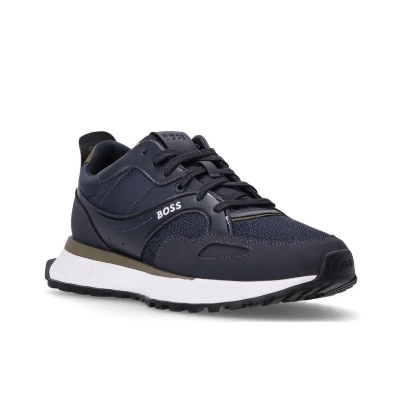 BOSS Panelled Low-top Sneakers-2
