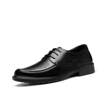 AOKANG Mesh Leather Sandal Dress Shoes Men's Black Brown