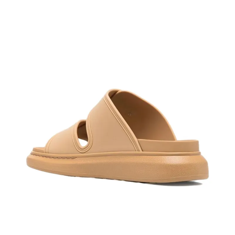Alexander McQueen Slide Slippers Women's Brown-3