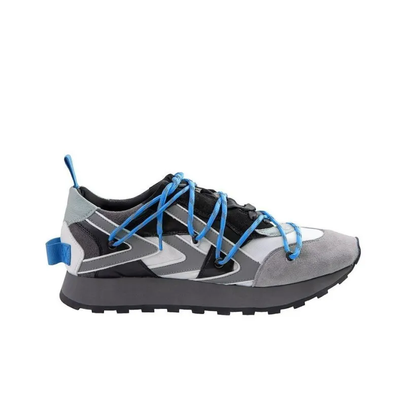 WATER THE PLANT Low-Top Casual Shoes Unisex Blue Gray-1