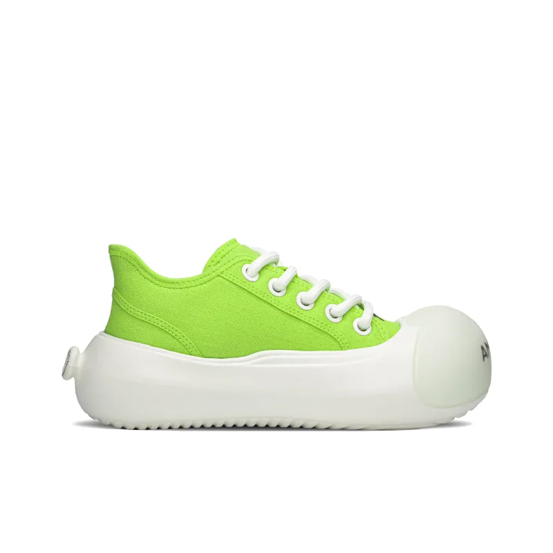 AMMESON Anti Slip Wear Resistant Low Top Skateboard Shoes Women's Green-1