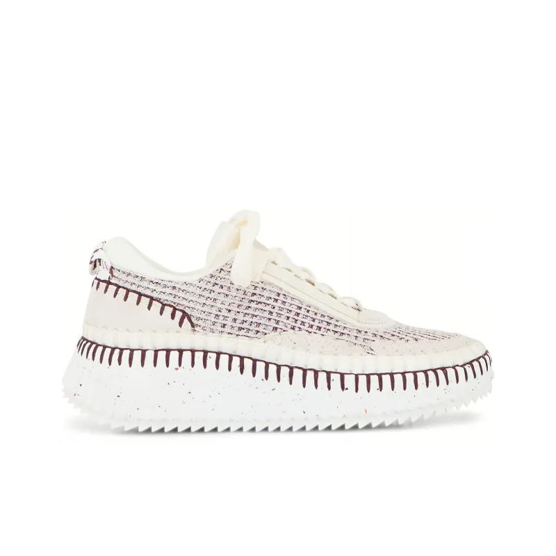 Chloé Nama Lace-Up Sneakers-1