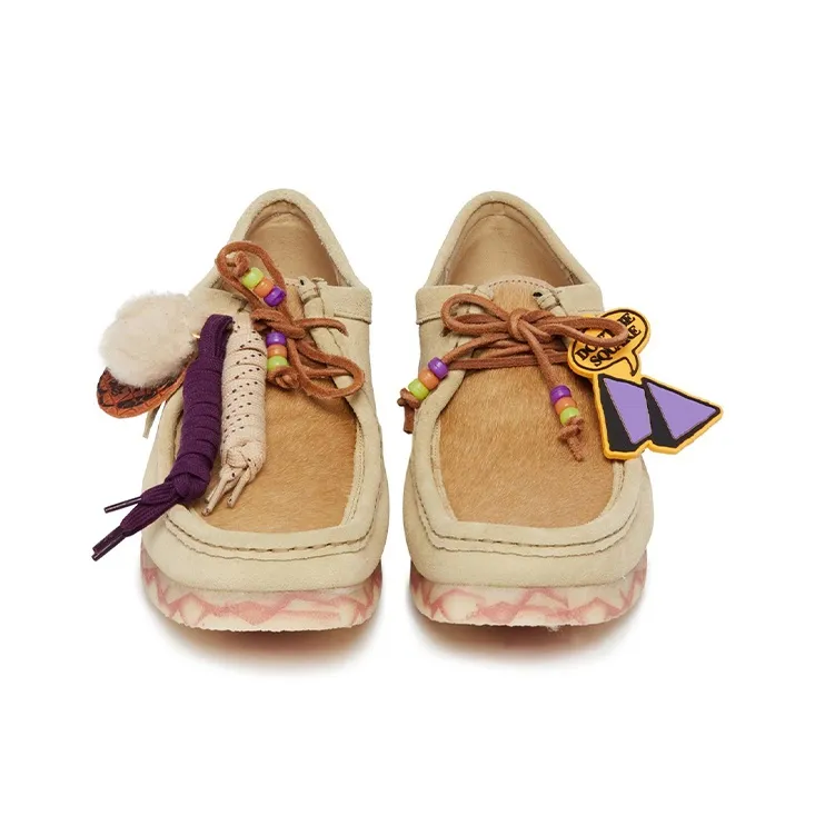 Clarks X Aries Wallabee 'Maple Combination' Women's-3