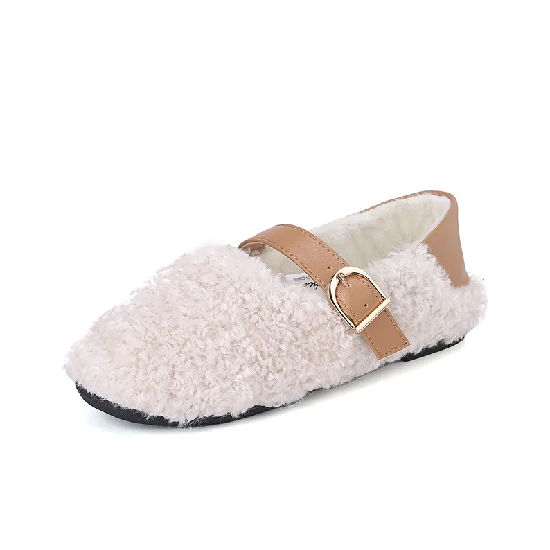 ACESC Gommino Loafers Women's Apricot-7