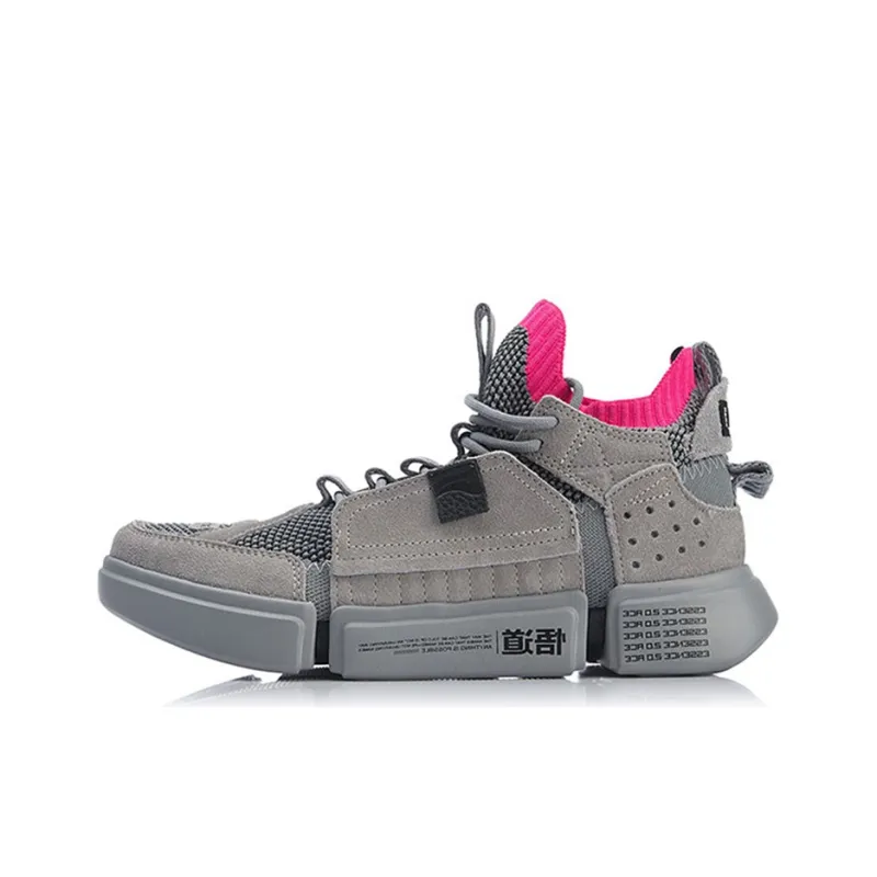 Paris Fashion Week X LiNing Essence 2 II Ace Men's Shoes - Grey/Black-0