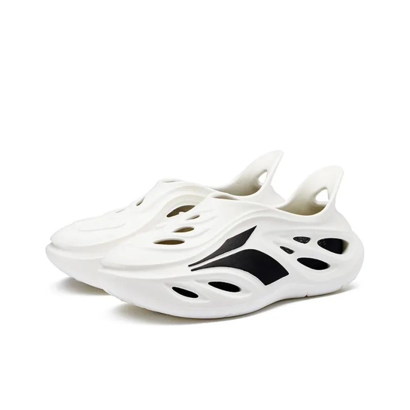 361° Whale Clogs Unisex White Black-3