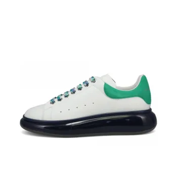 Alexander McQueen Oversized Sneaker Stylish Skateboarding Shoes Men's White Green
