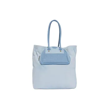 Adidas Originals SHOPPER KSENIA SCHNIDER Collaboration Cotton Totes Shopping Bags Handbags Regular Unisex Denim Blue