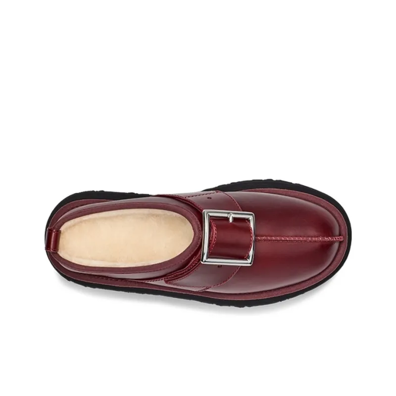 OC x UGG Stylish Sandal Unisex Red Brown-4