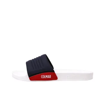 COLMAR Slide Slippers Men's Red White Dark Blue