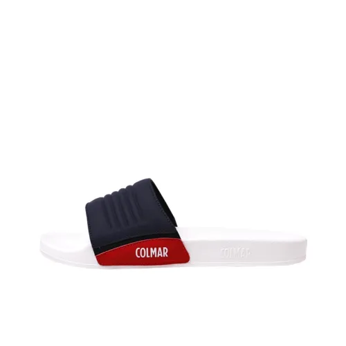 COLMAR Slide Slippers Men's Red White Dark Blue