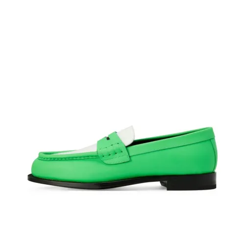 giuseppe zanotti Euro Two-tone Leather Loafers