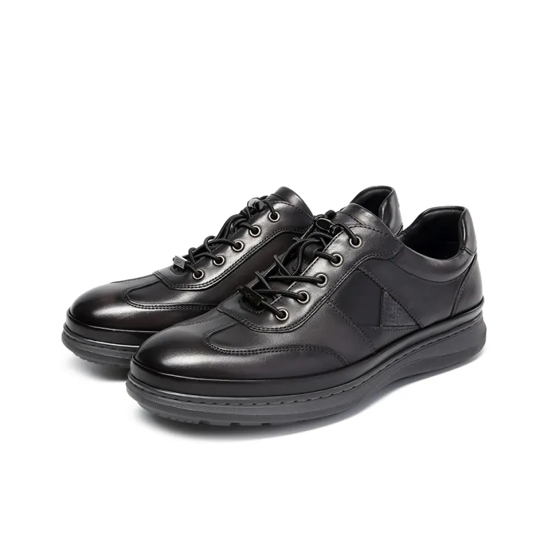 Satchi Men's Casual Shoes Men Low Top Black Gray-2