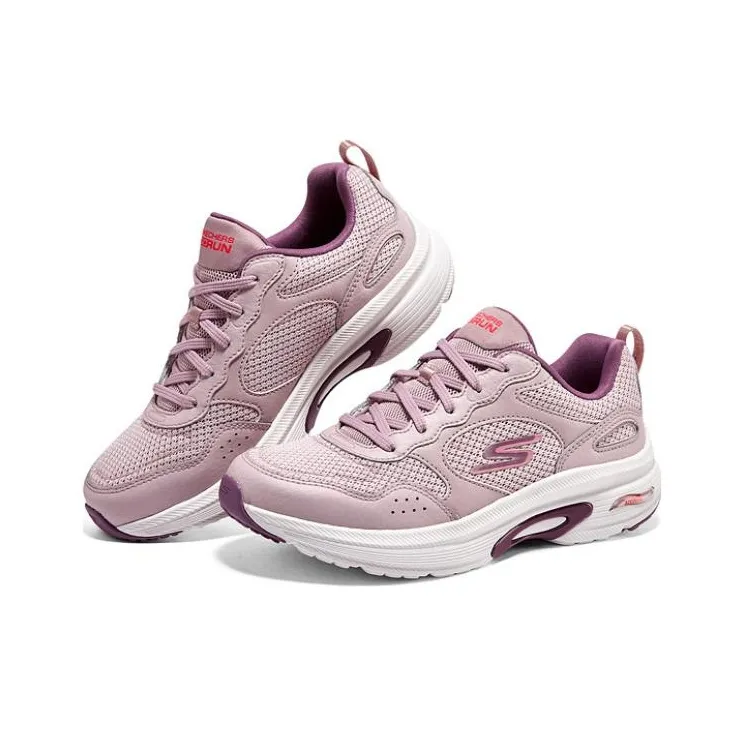 Skechers GO RUN Fit Refine Cushioning Low Top Casual Shoes Women's Dark Pink-1