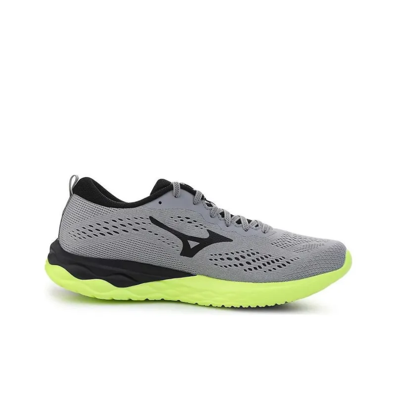 Mizuno Cushioning Anti-Slip Wear-Resistant Breathable Lightweight Rebound Low-Top Running Shoes Men's Gray Green-1