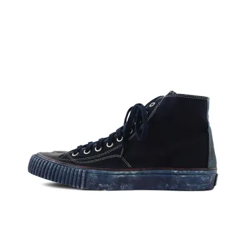 Visvim Skagway Hi Stylish Skateboarding Shoes Men's Black