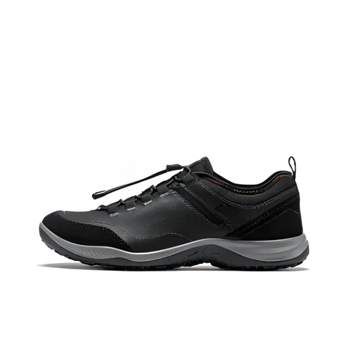 Ecco Low Top Casual Shoes Men's Black