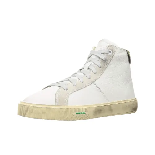 DIESEL Skateboard Shoes Women's High-Top White