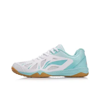 LiNing Storage Cushioning Support Balance Low Top Training Shoes Women's White Blue
