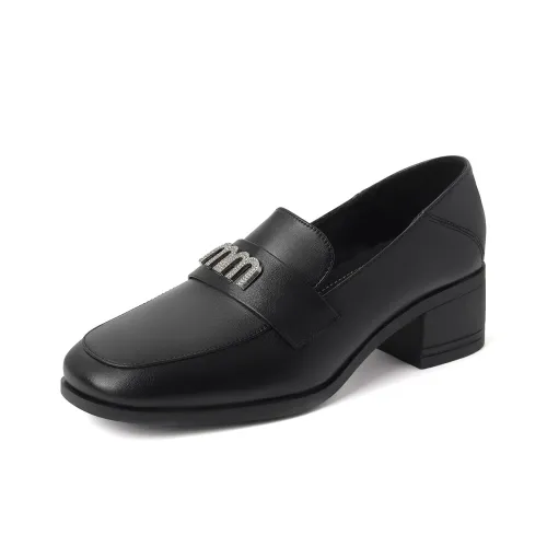 HUANAI Loafers Women's Beige/Black