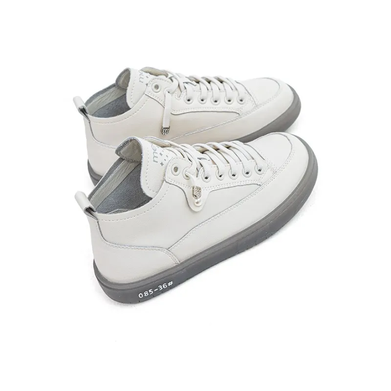 Medd Lightweight Wear-Resistant And Slip-Resistant High-Top Casual Shoes Women's-8