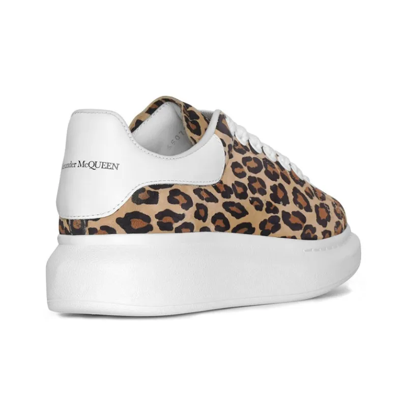Alexander McQueen Low Top Stylish Skateboarding Shoes Women's Yellow-3