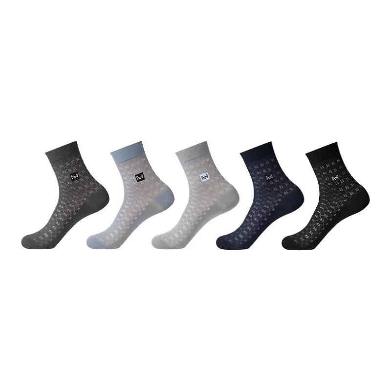 MIIOW Mid Calf Socks Men's 5 Pack-6