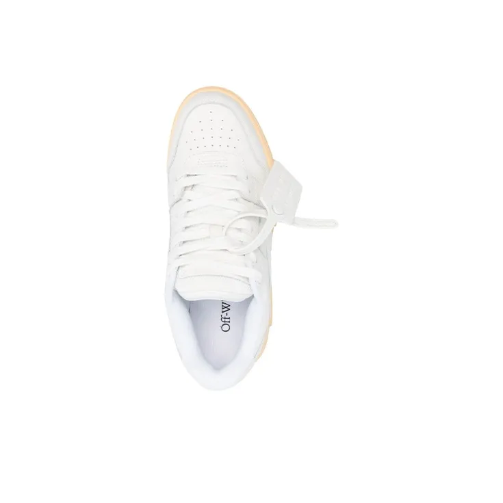 OFF WHITE Out Of Office Ooo Low Tops White Cream Women's-2