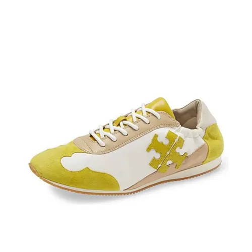 TORY BURCH Casual Shoes Women's Low-Top Yellow/White