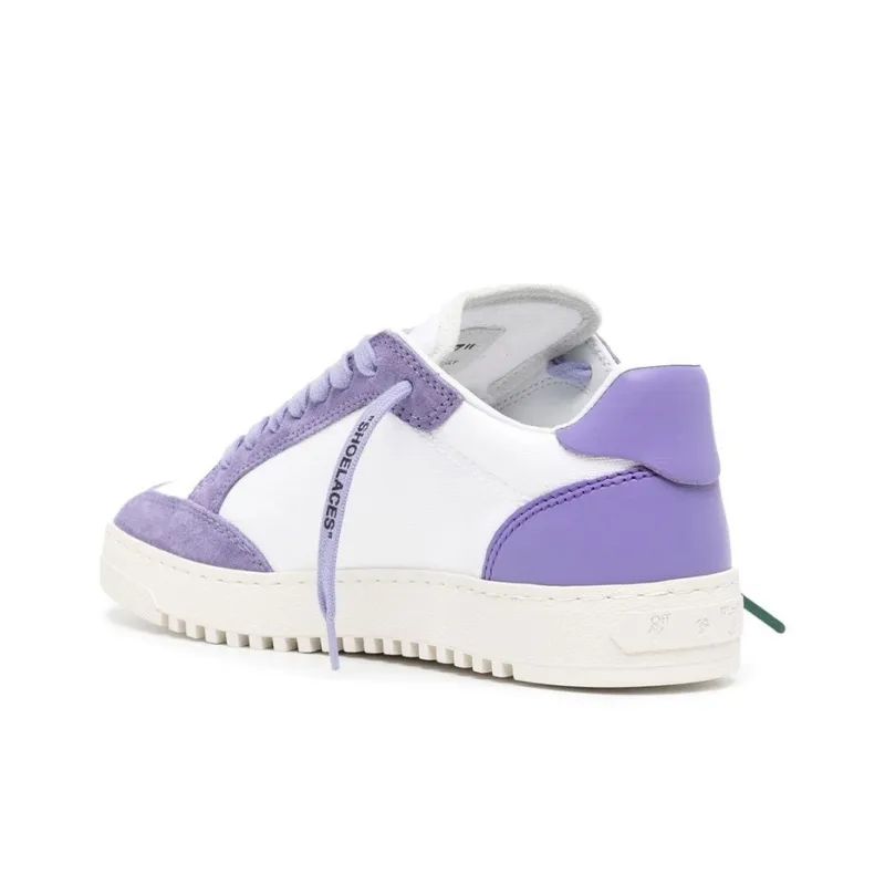 OFF WHITE 5.0 Low Top Sneakers 'Purple White' Women's-3