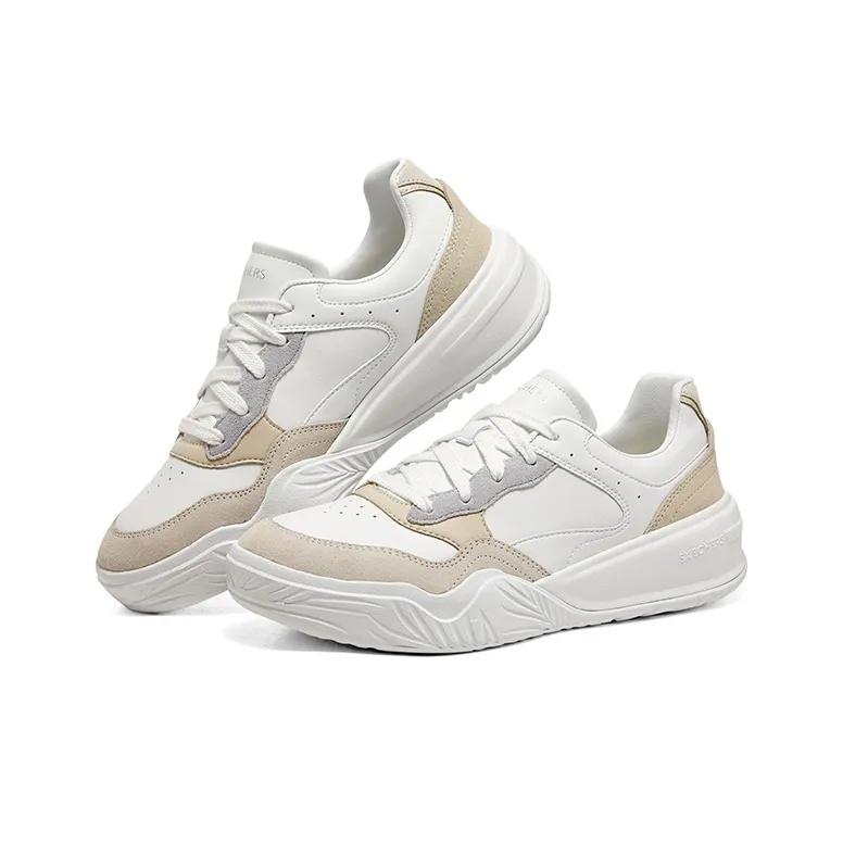 Skechers Denali Shoes 'White Beige' Women's-3