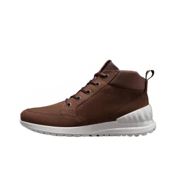 Ecco Elegant Light Collection Mid Top Chunky Sneakers Men's Terracotta