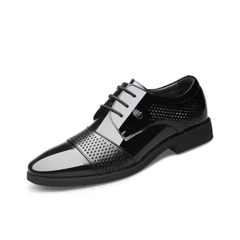 LAORENTOU Dress Shoes Men Low Top Brown