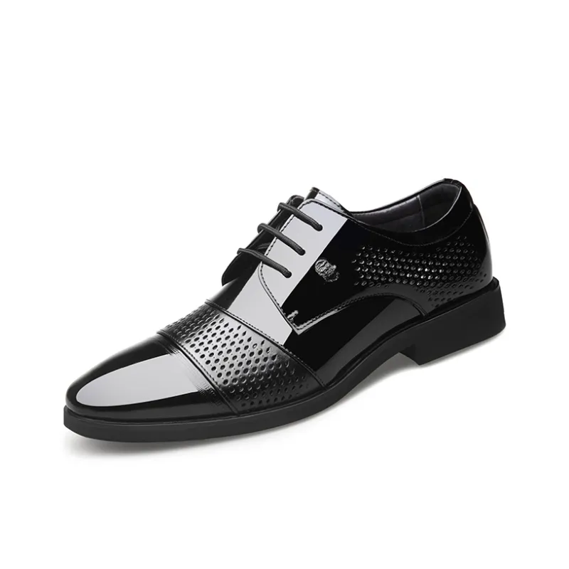 LAORENTOU Dress Shoes Men Low Top Brown-14