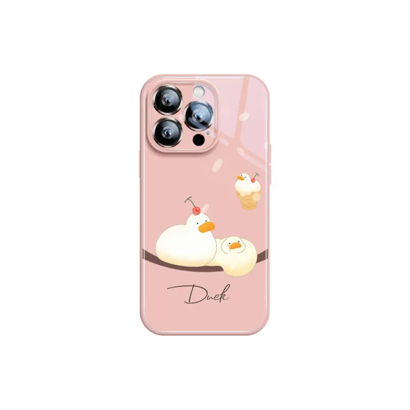 Sen Dog Glass Material Creative Individual Trendy Brand Phone Cases Suitable For Apple 15Promax/Pro/Plus/14/13/12-21