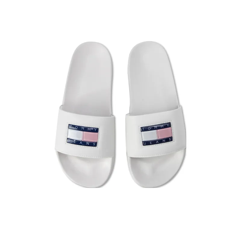 Tommy Hilfiger Slide Slippers Women's Ecru-1